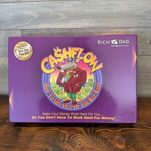Cashflow 101 Board Game – Rich Dad Investing Financial Education Game Complete